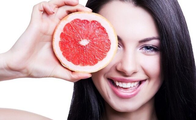 Grapefruit is de beste vrucht om af te vallen