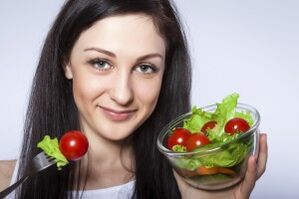 groentesalade eten om in een week af te vallen